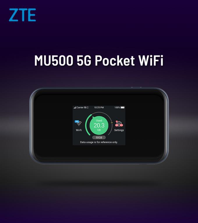 Original ZTE MU500 ZTE 5G Wi-Fi Pro Router 5G mm & sub 6GHz 4G CAT20 WiFi 6 + LAN Port 0