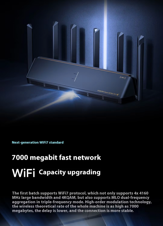 BE7000 7000M RC06 High-speed 8-way Amplification WIFI7 Router Self ...