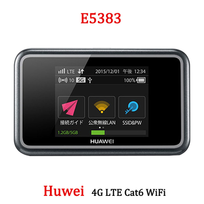 Buy Unlocked Huawei E5383 cat6 4G mobile wifi router portatil repetidor wifi router online manufacture