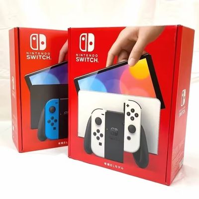 Buy 32GB OLED Console With Neon Blue and 3000 Built-in Games for Nintendos Switch Controller Console Charger Power Cable Included online manufacture