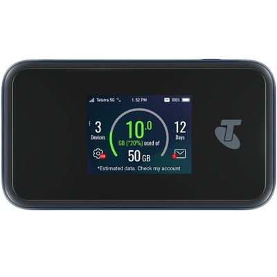 Buy MU500 for ZTE 5G Wifi Pro Enabled Devices 4500mAh Battery 2.4 Inch Colour Touch Screen Router up to 30 Devices online manufacture