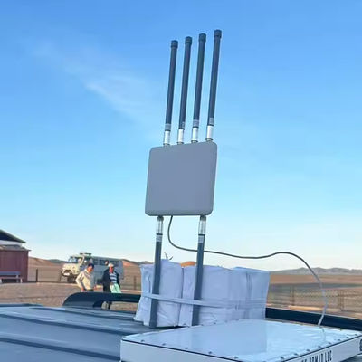 Buy Outdoor Industrial Grade 20Km Long Distance 2.4G 5.2G 5.8G Tri-Band 5400Mbps Wifi 6 Router Wireless Ap Wifi Outdoor Access Point online manufacture