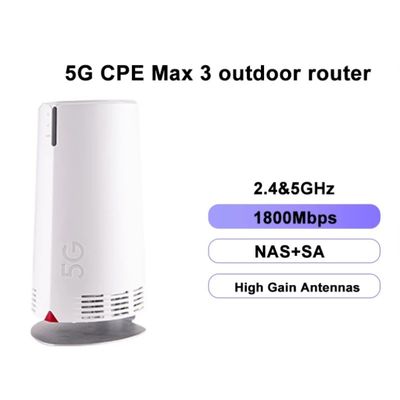 Buy 5G CPE Max 3 Outdoor Outdoor Mesh Wireless Unlocked LTE 5G CPE Hotspot Router Wifi 6 Routers online manufacture