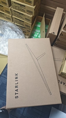 STARLINK REV4 Wireless Satellite Communications From US to Worldwide X With Rectangular Dish Router and Pipe Adapter