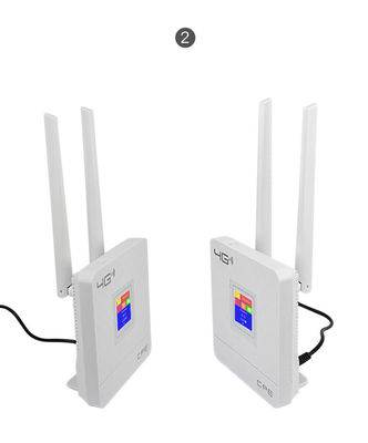 Lte Router Rj 45 4G LTE CPE Wifi Router CAT4 150Mbps Wireless SIM With External Antenna ...